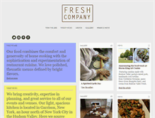 Tablet Screenshot of freshcompany.net