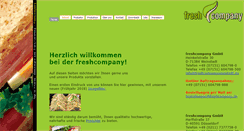 Desktop Screenshot of freshcompany.de